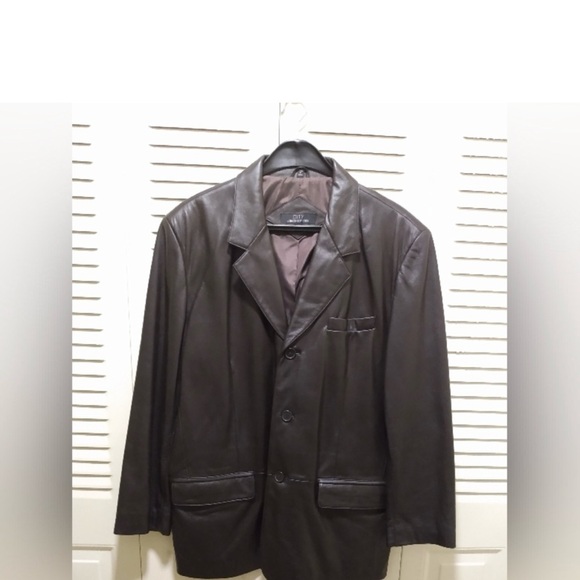 Jones New York Black Leather Jacket